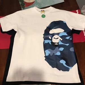 Bape Gradation Big Ape Head T shirt